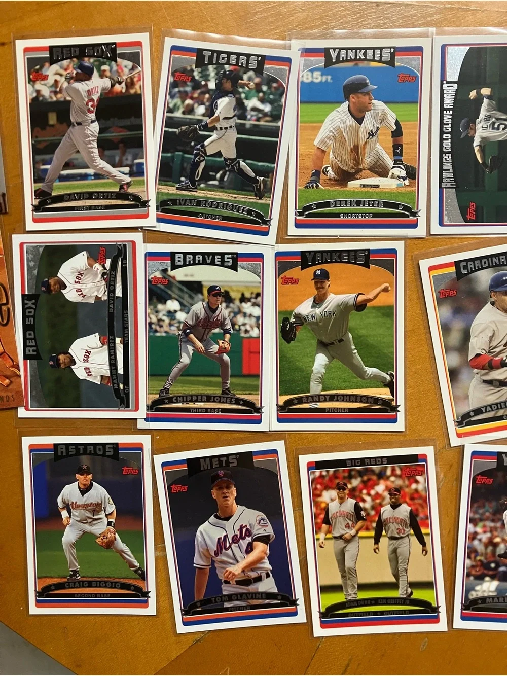 Vintage Baseball Card Lot 2006 Topps Box 14 HOFers + 80s 90s Griffey Jr Rookie